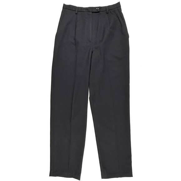 Vintage Pendleton Virgin‎ Wool Black Dress Pants Trousers Women's Size 4 VTG - Picture 4 of 8